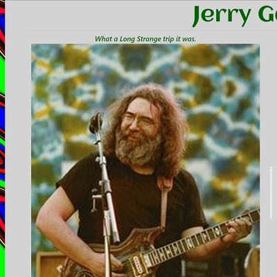 Jerry Garcia Tribute Pic